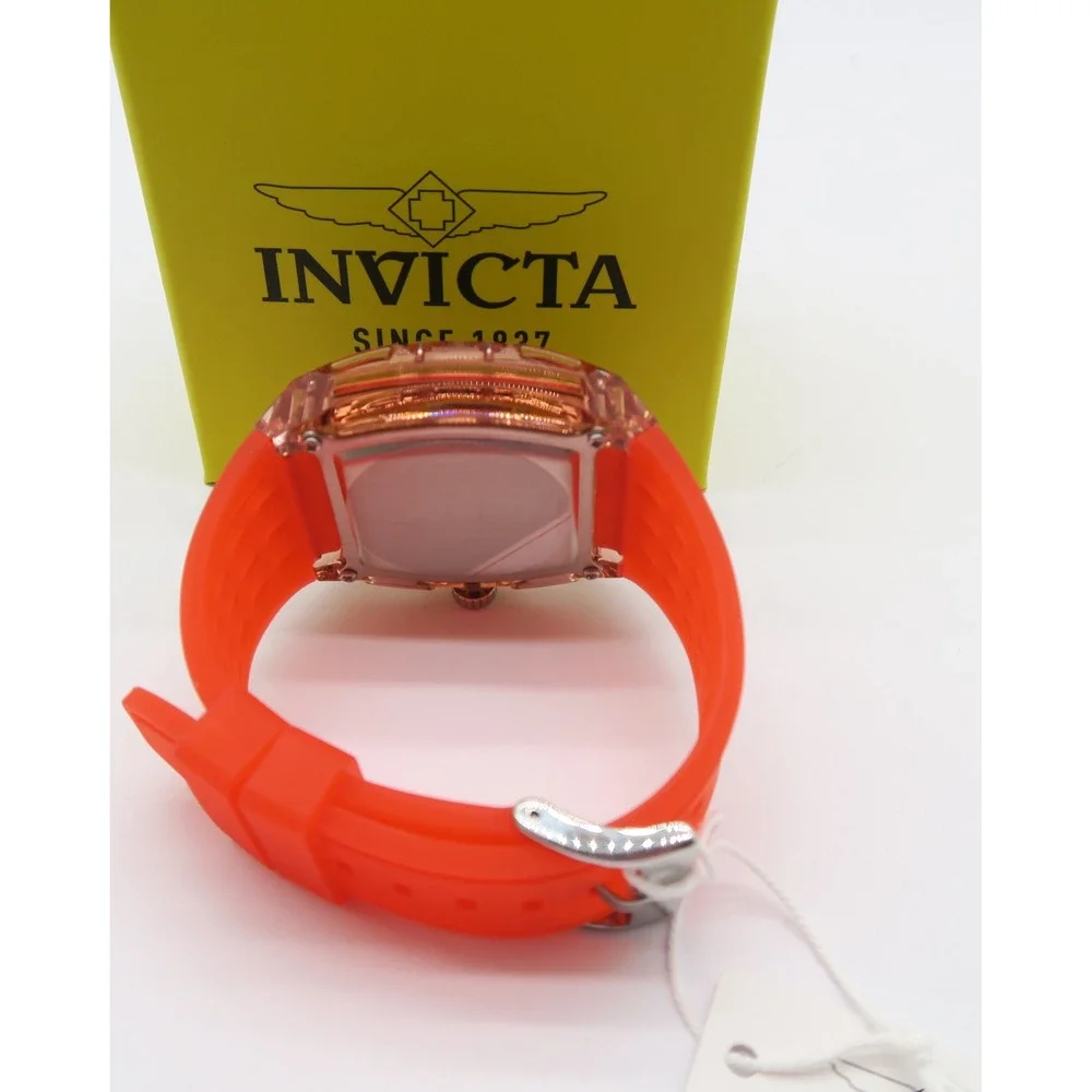 Invicta S1 Rally Mens Watch 42mm Red Chronograph Silicone Strap 70142 New